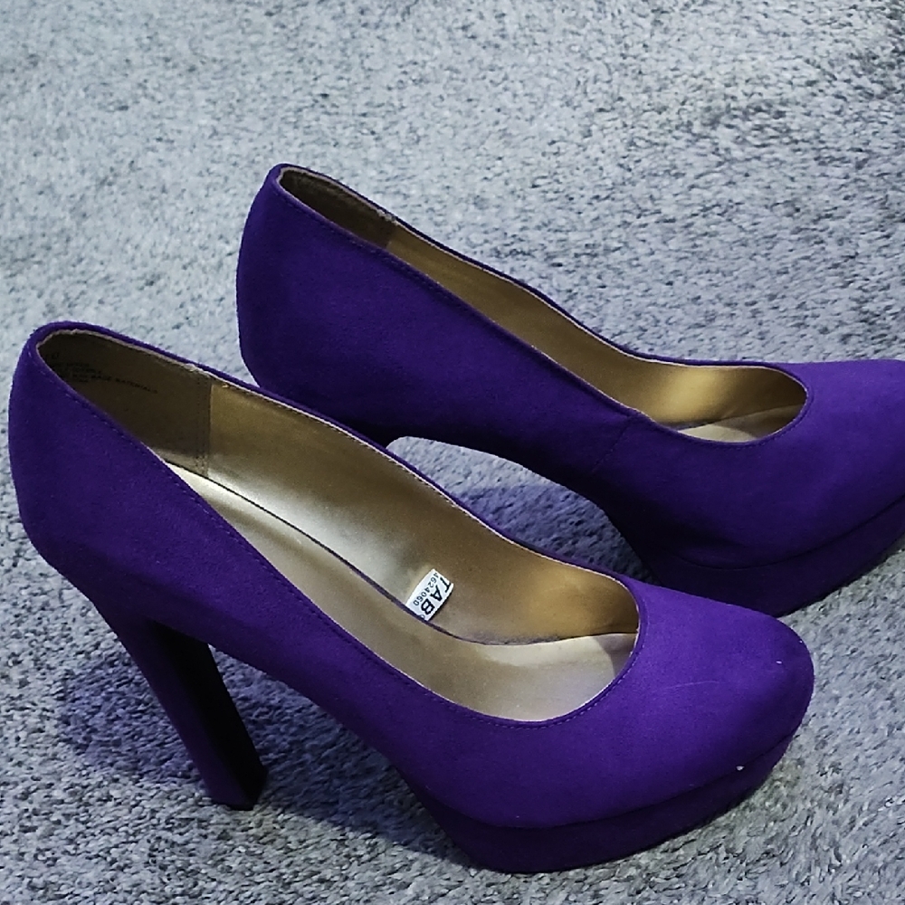 Women's Purple Platform Pumps - Unbranded